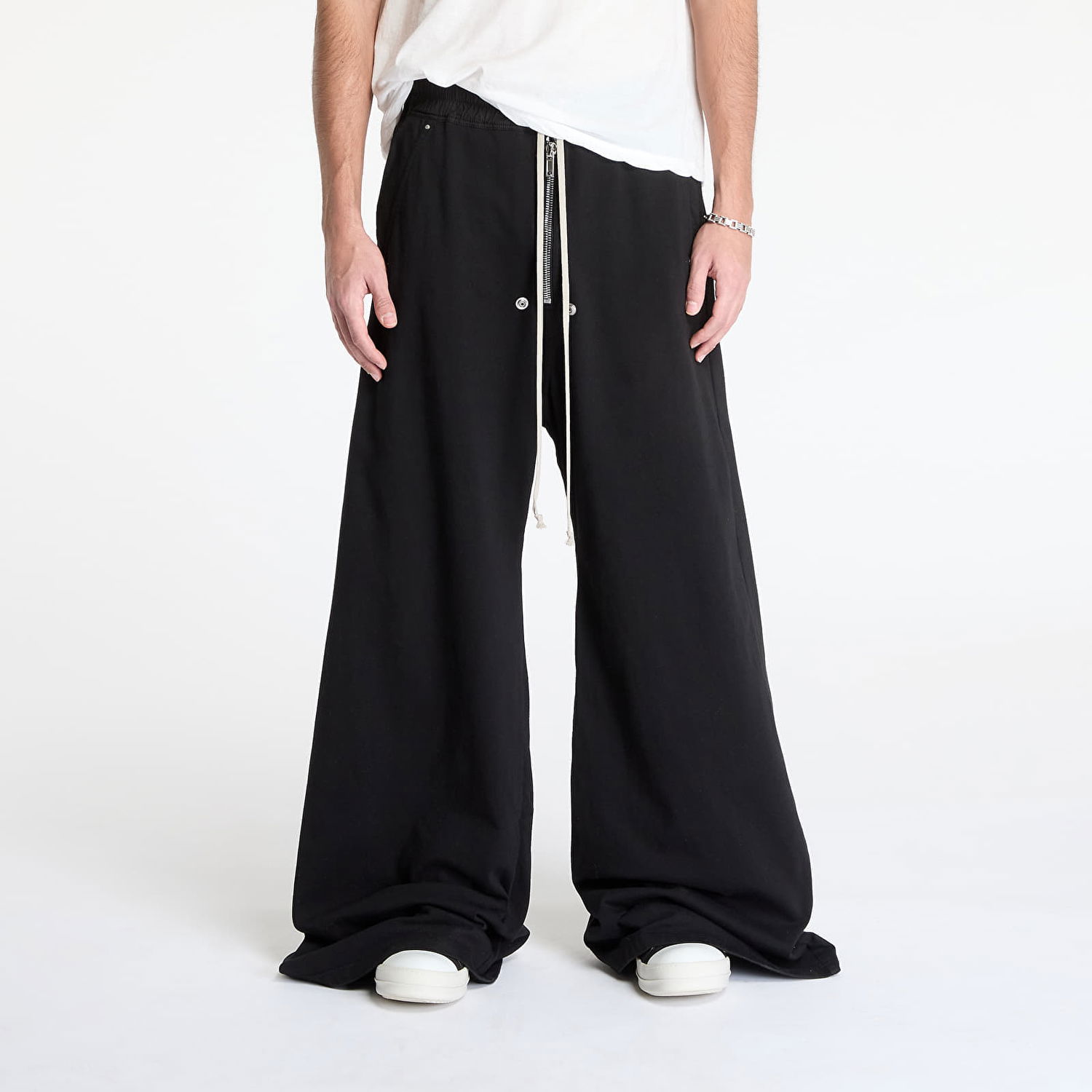 Träningsbyxor Rick Owens Rick Owens DRKSHDW Geth Belas Wide-Leg Pants Svart | DU01E3378 RIG 09, 0