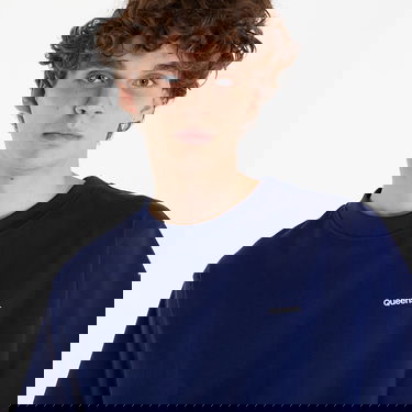 T-shirt Queens Essential T-Shirt With Contrast Print Blue Blå | QNS_024, 7