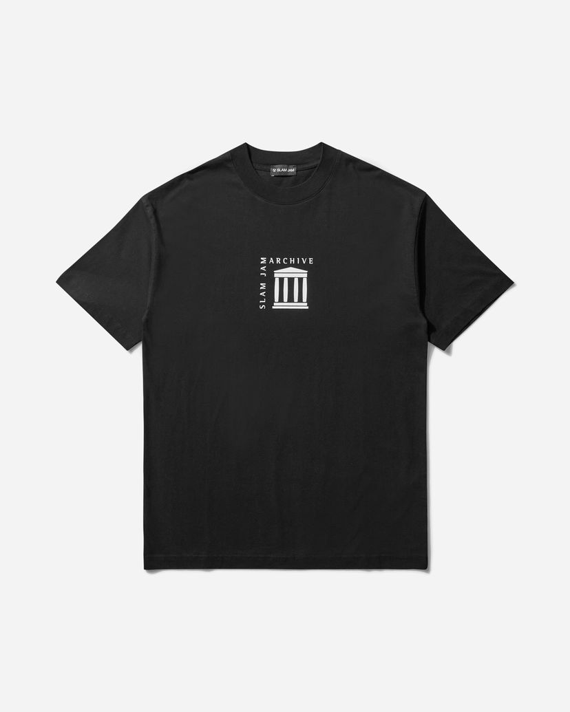 T-shirt Slam Jam Slam Jam Archive Temple Graphic Tee Svart | SJPRTEMPLE BLK