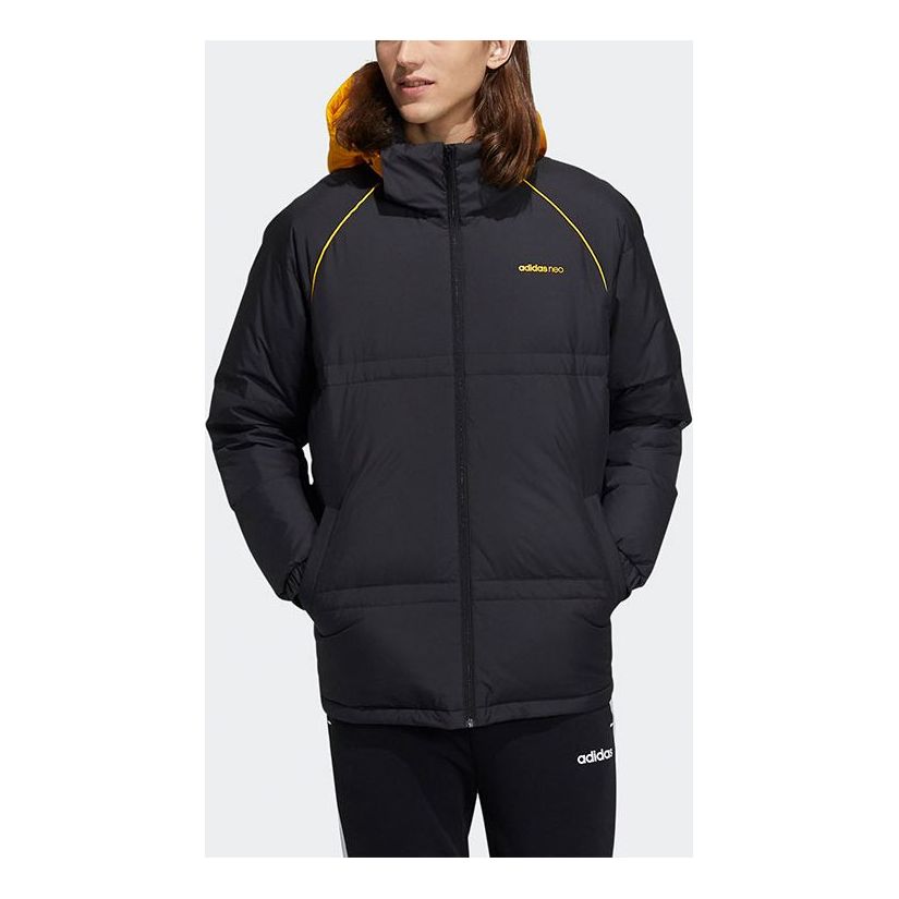 Pufferjacka adidas Originals Neo CB Down Hooded Jacket Svart | HF0504