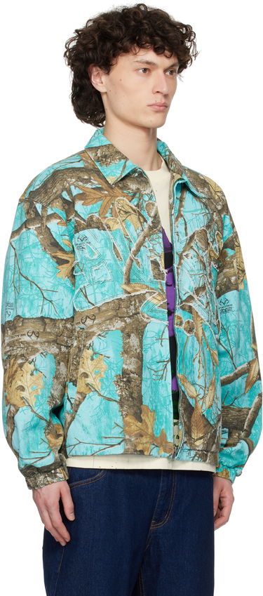 Vindjacka Awake NY Awake NY Frayed Script Coach Jacket Turkos | AWK-SP25-OT004, 1