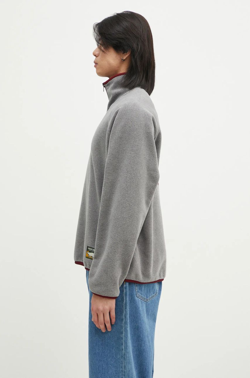 Sweatshirt Human Made Human Made Fleece Half-Zip Sweatshirt Grå | HM28CS019, 1