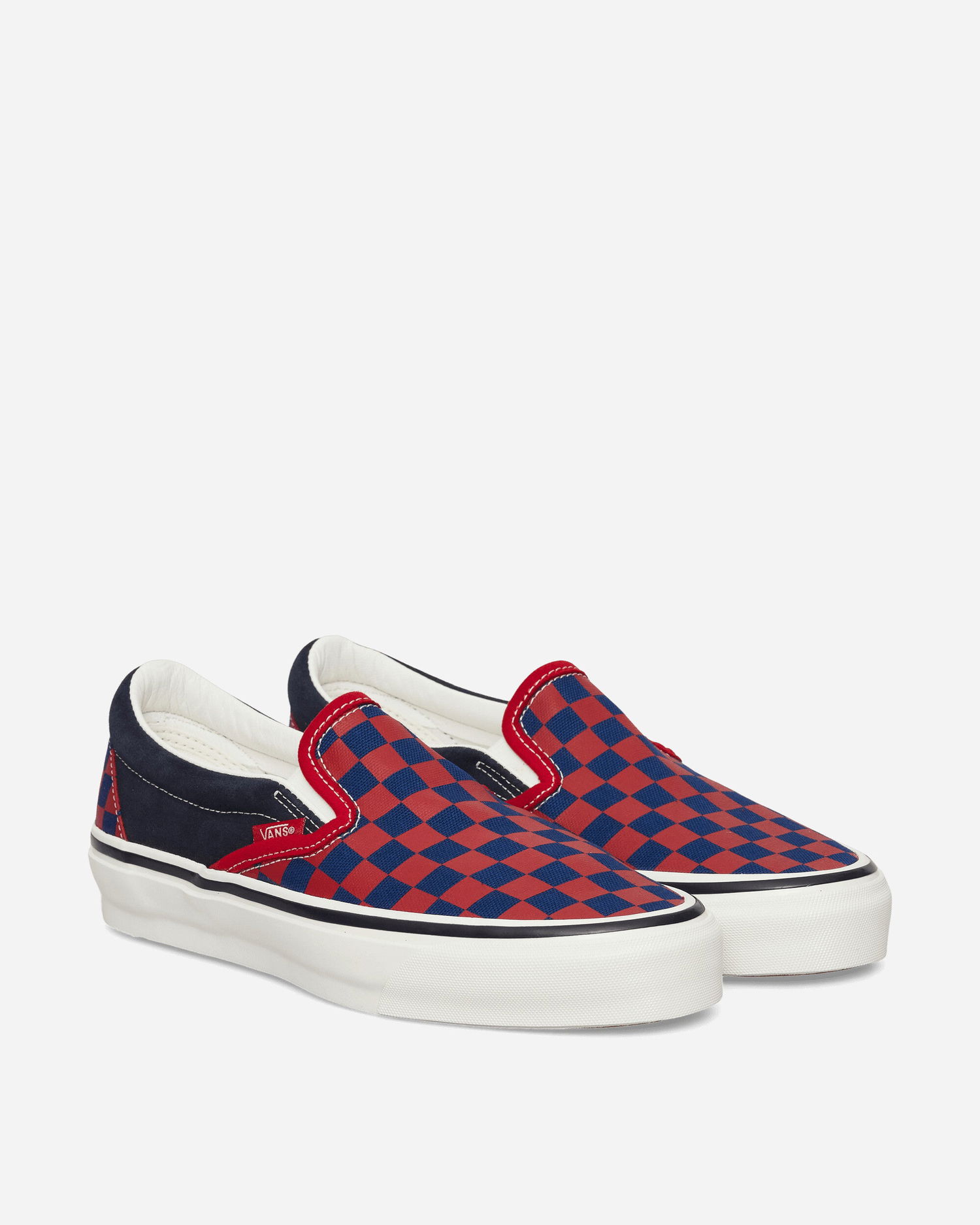 Sneakers och skor Vans Classic Slip-On Reissue 98 Checkerboard Röd | VN000E969Y01, 0