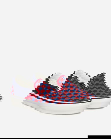Sneakers och skor Vans Classic Slip-On Reissue 98 Checkerboard Röd | VN000E969Y01, 0