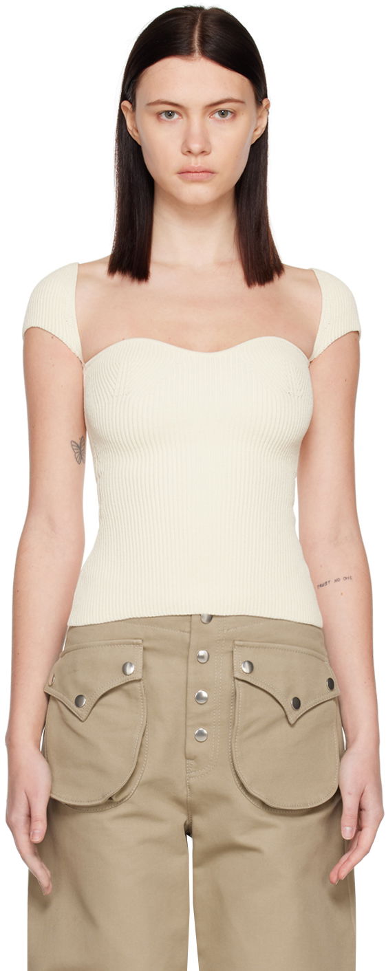 T-shirt Khaite The Ista T-Shirt Vit | 8420400