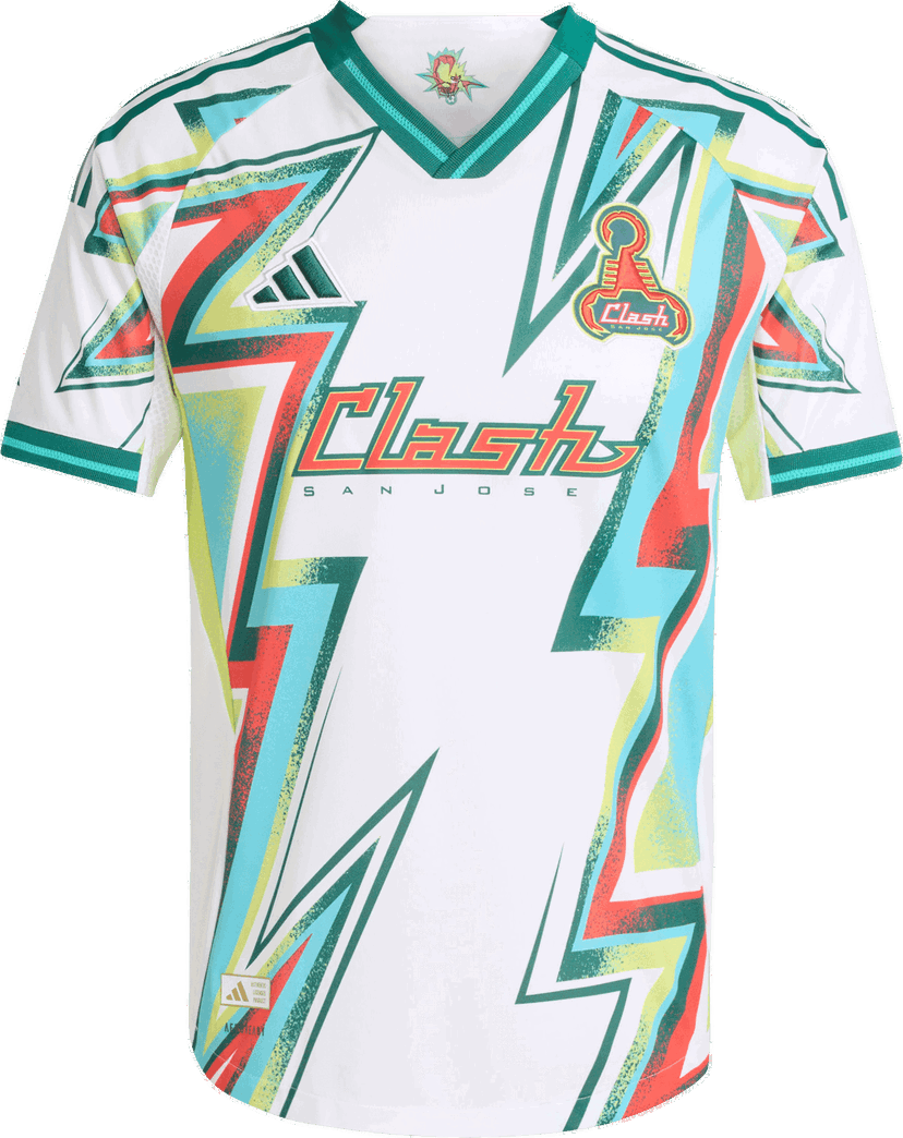 Jersey adidas Originals San Jose Earthquakes Authentic 3rd Jersey 2025/26 Vit | ji7327