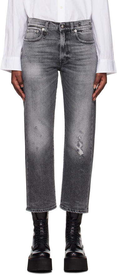 Jeans R13 R13 Straight-Leg Boyfriend Jeans Grå | R13W5083-D137C, 0