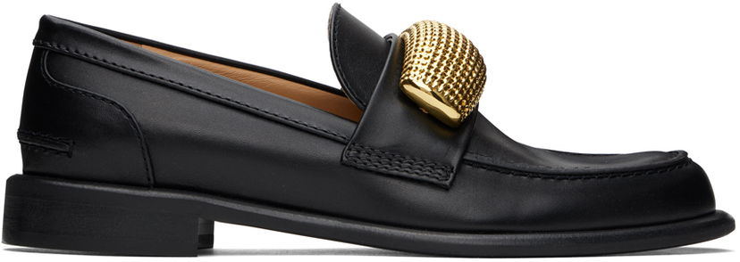 Kläder JW Anderson JW Anderson Popcorn Loafers Svart | ANW42045A