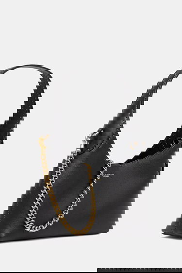 Handväska Coach Coach Brooklyn 23 Leather Shoulder Bag Svart | CW614, 1