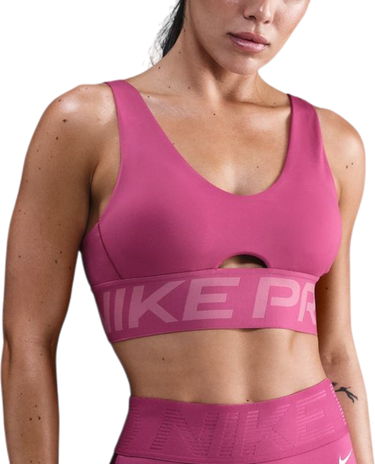 Behå Nike Pro Indy Plunge Medium Support Sports Bra Rosa | hf7324-634, 0