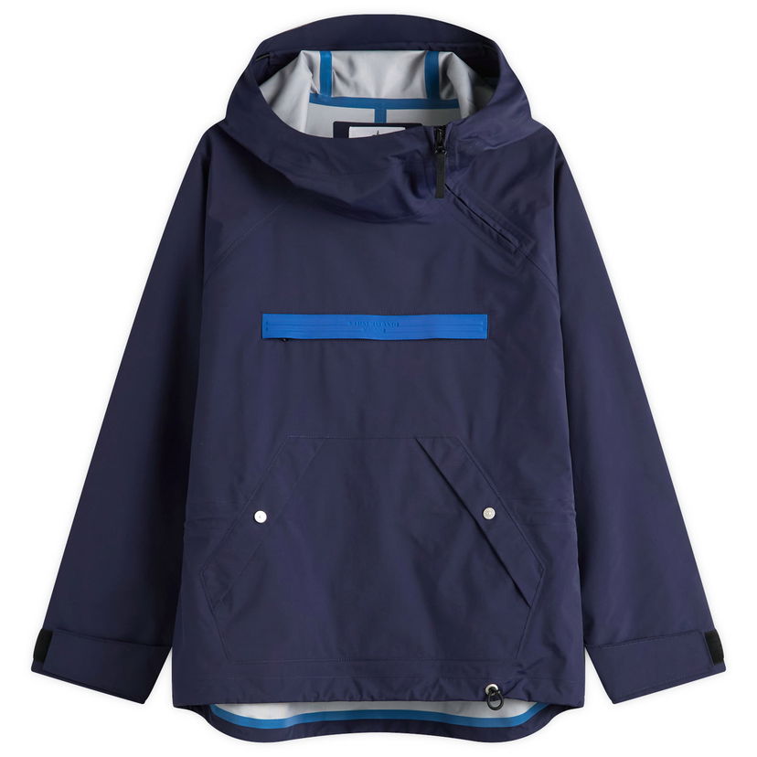 Jacka Stone Island Stone Island Marina 3L Performance Pertex Popover Jacket, Size Large Mörkblå | K2S15Q100019-V002A