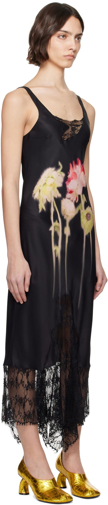 Klä Collina Strada Collina Strada Anemone Print Midi Dress Flerfärgad | XX4019, 4
