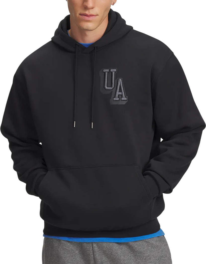 Sweatshirt Under Armour Icon Fleece Graphic Hoodie Svart | 6007591-001