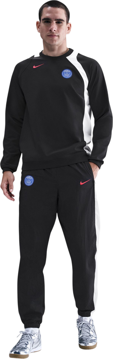 Sweatshirt Nike Paris Saint-Germain Total 90 Soccer Crew-Neck Top Svart | hq9782-010, 2