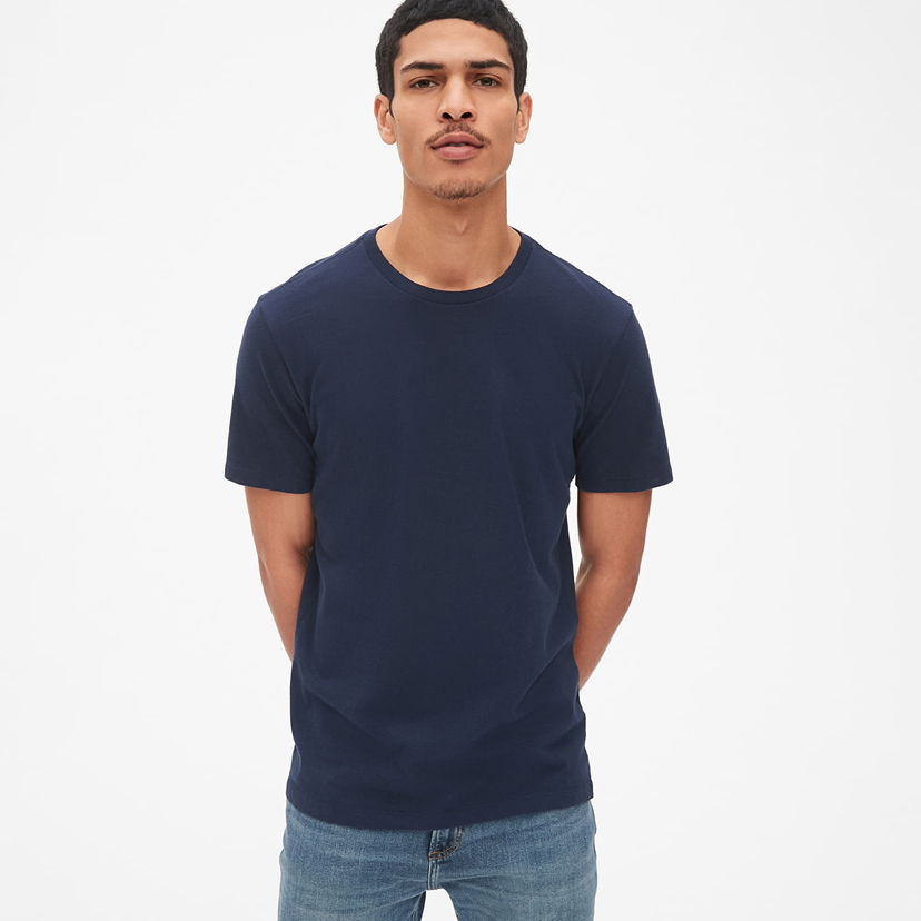 T-shirt GAP Basic Tee Tapestry Navy Mörkblå | 440775-01