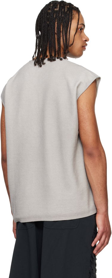 Linne Diesel Diesel S-Rub-SL Distressed Tank Top Grå | A19115-0PLAI-97C, 2