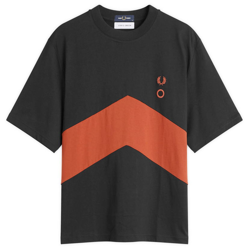 T-shirt Fred Perry Craig Green Chevron Graphic T-Shirt Flerfärgad | SM1144-102