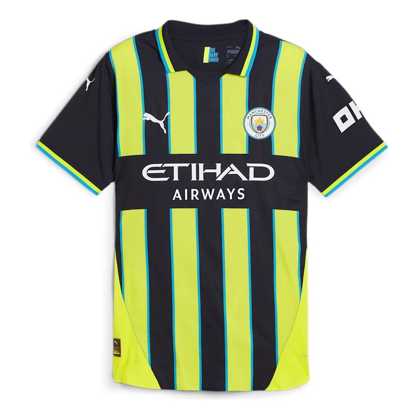 Jersey Puma Manchester City 24/25 Away Authentic Jersey Svart | 775085-02