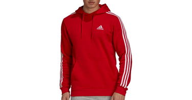 Sweatshirt adidas Originals Hoodie Essentials 3-Stripes Röd | gu2523, 2