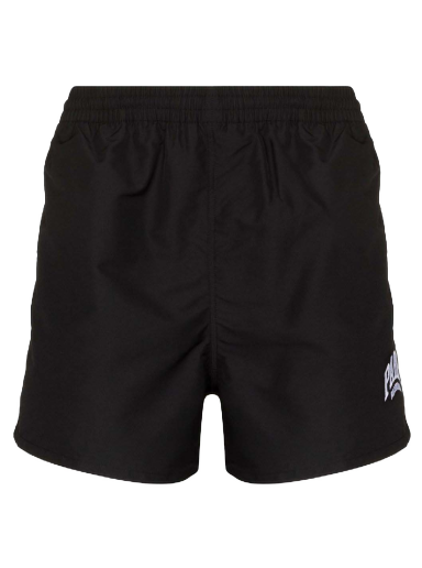 Shorts Balenciaga Paris Cities Swim Short Svart | 6896924A8B6