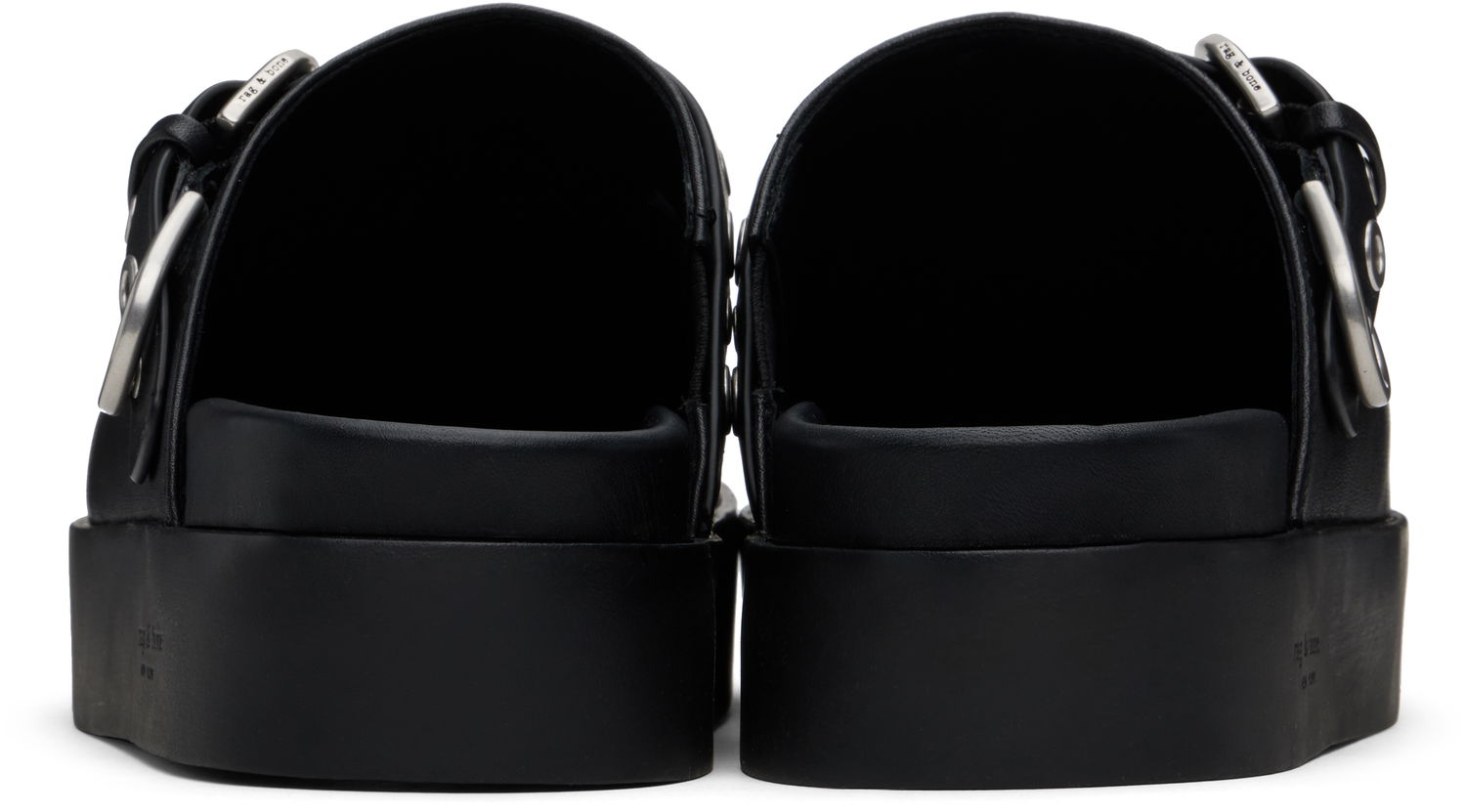 Kläder rag & bone Rag & Bone Geo Platform Mules Svart | WFF24HF1003LE03, 1