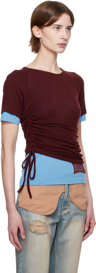 T-shirt Andersson Bell Andersson Bell Cindy String Layered T-Shirt Blå | atb1265w, 4