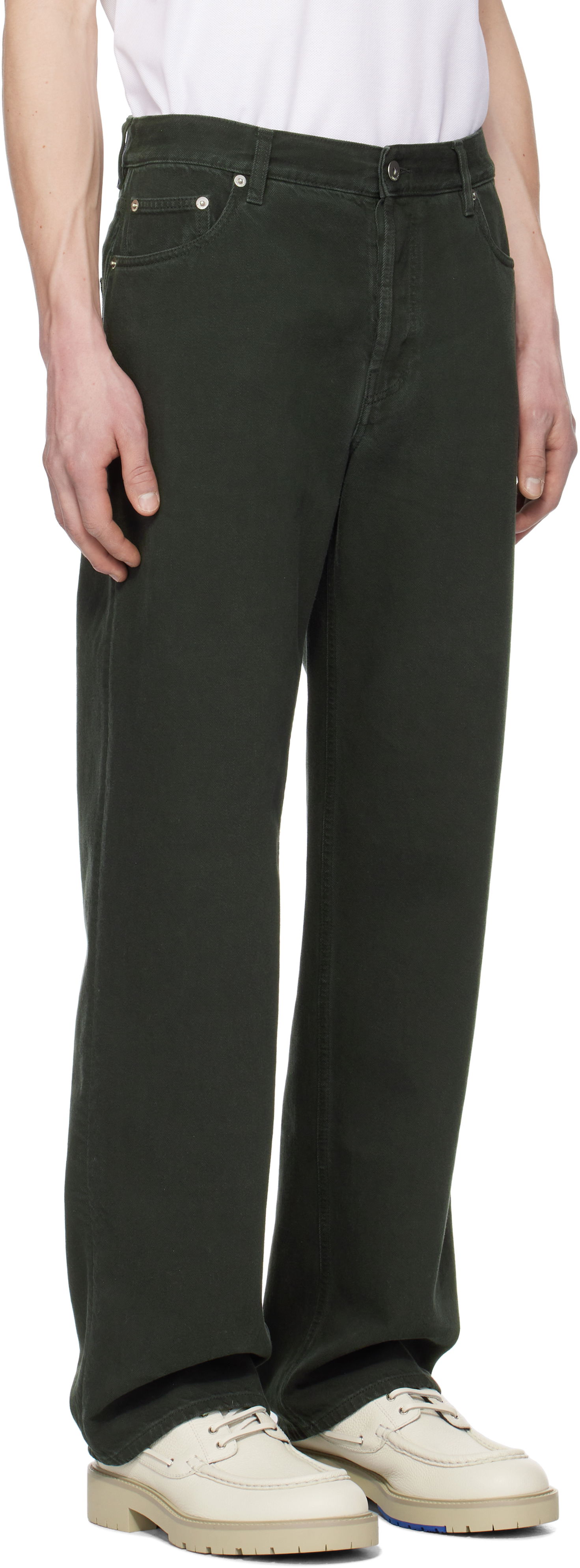 Jeans Burberry Burberry Regular-Fit Jeans Grön | 8101264, 1