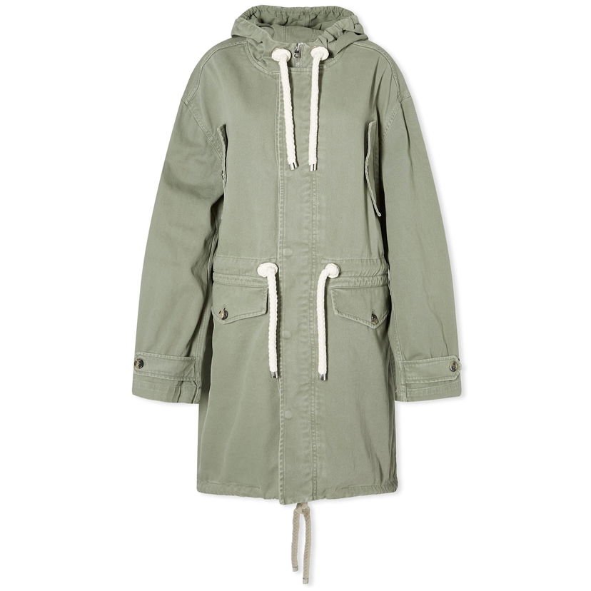 Parkas JW Anderson Lightweight Parka Jacket Grön | CO0296-PG1504-500