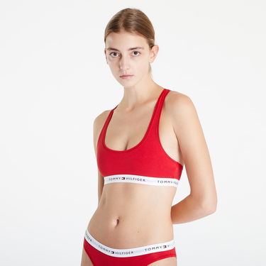 Behå Tommy Hilfiger Icon 2.0 Unlined Bralette Röd | UW0UW03820 XLG, 0