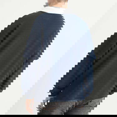 Polotröja Rhude Layered Long Sleeve Pique Polo Mörkblå | RHFW25PO03012-3175, 3