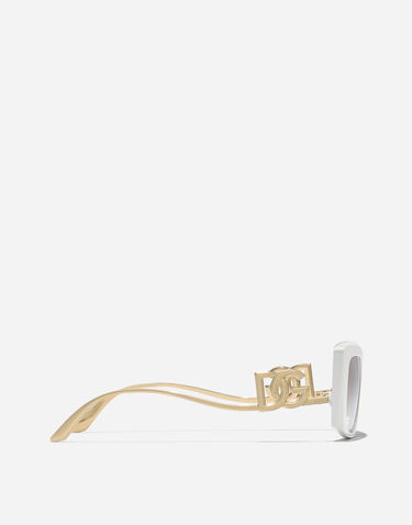 Solglasögon Dolce & Gabbana Dolce & Gabbana DG Diva Sunglasses Vit | VG4510VP2949V000, 2