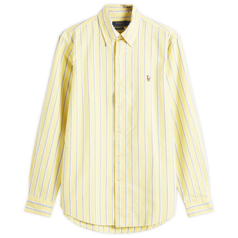 Skjorta Polo by Ralph Lauren Ralph Lauren Custom Fit Oxford Shirt, Size Large Gul | 710928918005