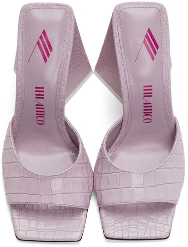 Skovård The Attico Attico Devon Heeled Mules Purpur | 221WS000 EL002, 4