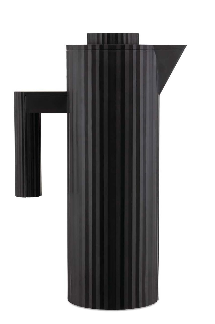 Heminredning Alessi Thermos Jug Plissé Svart | MDL12.B