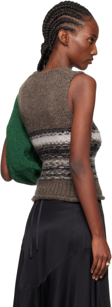 Väst OUR LEGACY Pleaser Striped Knitted Vest Flerfärgad | W4253PB, 2