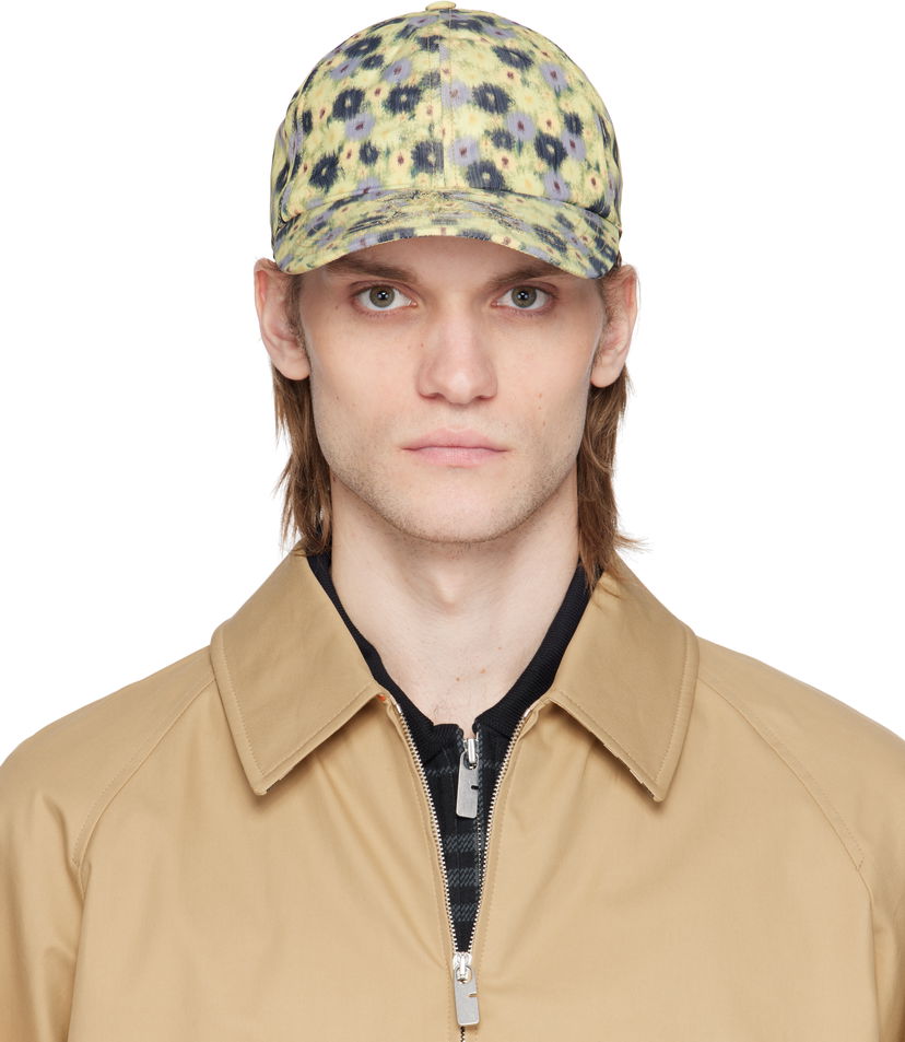 Keps Burberry Burberry Daisy Print Baseball Cap Gul | 8107995