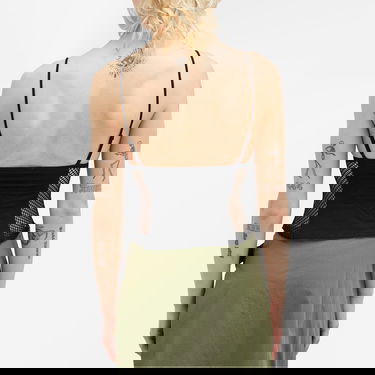 Linne Miaou Miaou Ellie Mesh Panel Vest Top, Size Large Svart | 7113JRBBLK, 3