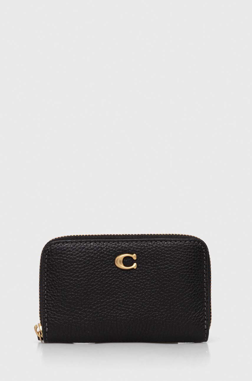Plånbok Coach Leather Wallet Svart | CR551, 0
