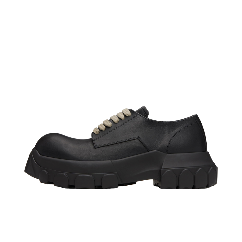 Sneakers och skor Rick Owens Rick Owens Hollywood Bozo Tractor Derbys Svart | RU02E1884 LOO