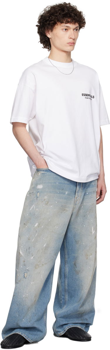 T-shirt Fear of God ESSENTIALS Classic Short Sleeve T-Shirt Vit | 125AS254192F, 4