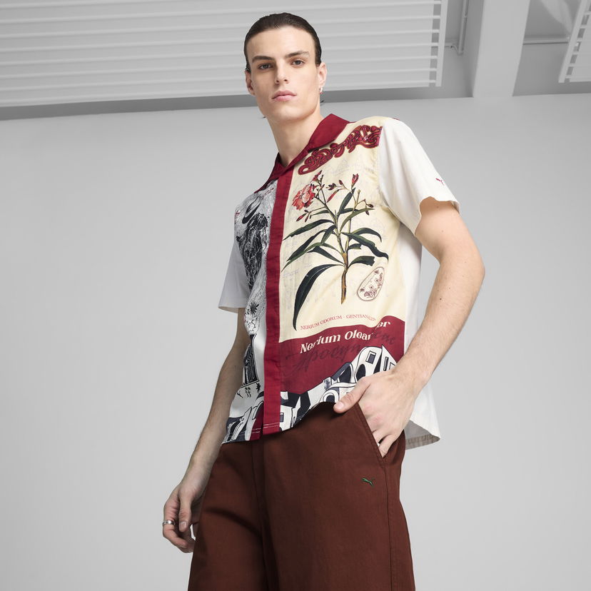Skjorta Puma Palais Artisan Men's Botanical Print Shirt Flerfärgad | 629392_87