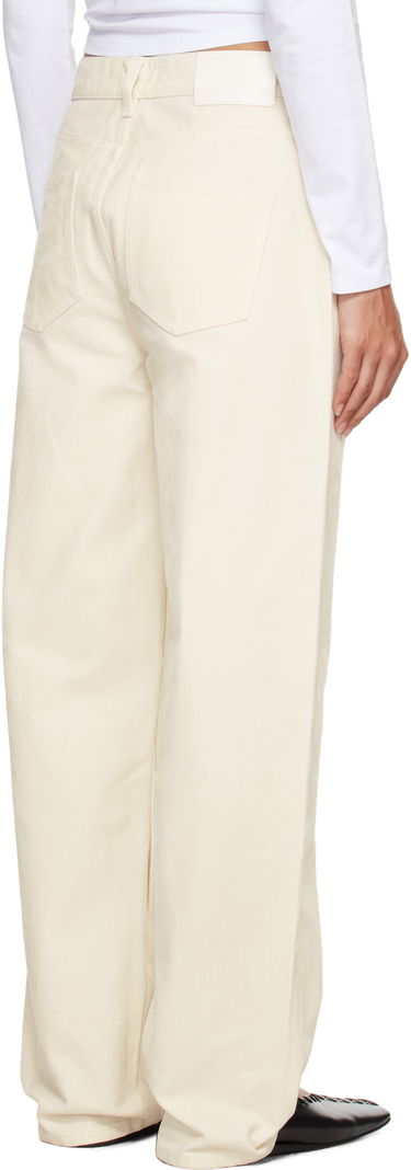 Jeans Loulou de Saison Loulou de Saison Asmar Velvet Jeans Vit | ASMAR, 2