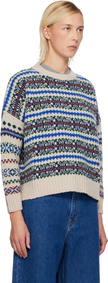 Sweater Max Mara Weekend Max Mara Rivetto Fair Isle Crewneck Sweater Flerfärgad | 2525366252600, 1