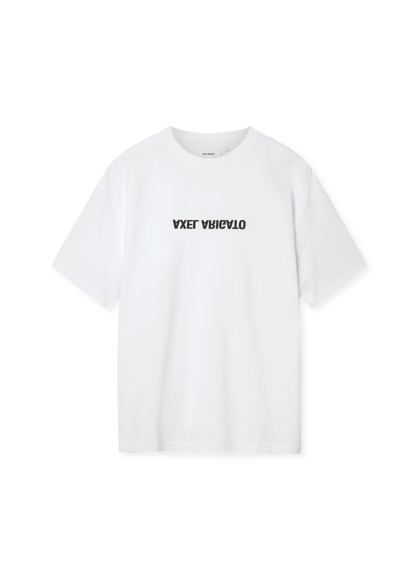 T-shirt AXEL ARIGATO Distort Graphic Print T-Shirt Vit | A3118001