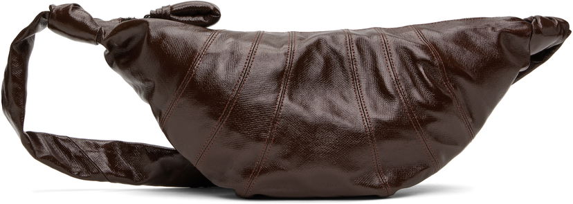 Handväska LEMAIRE LEMAIRE Medium Croissant Shoulder Bag Brun | BG0001 LF1073