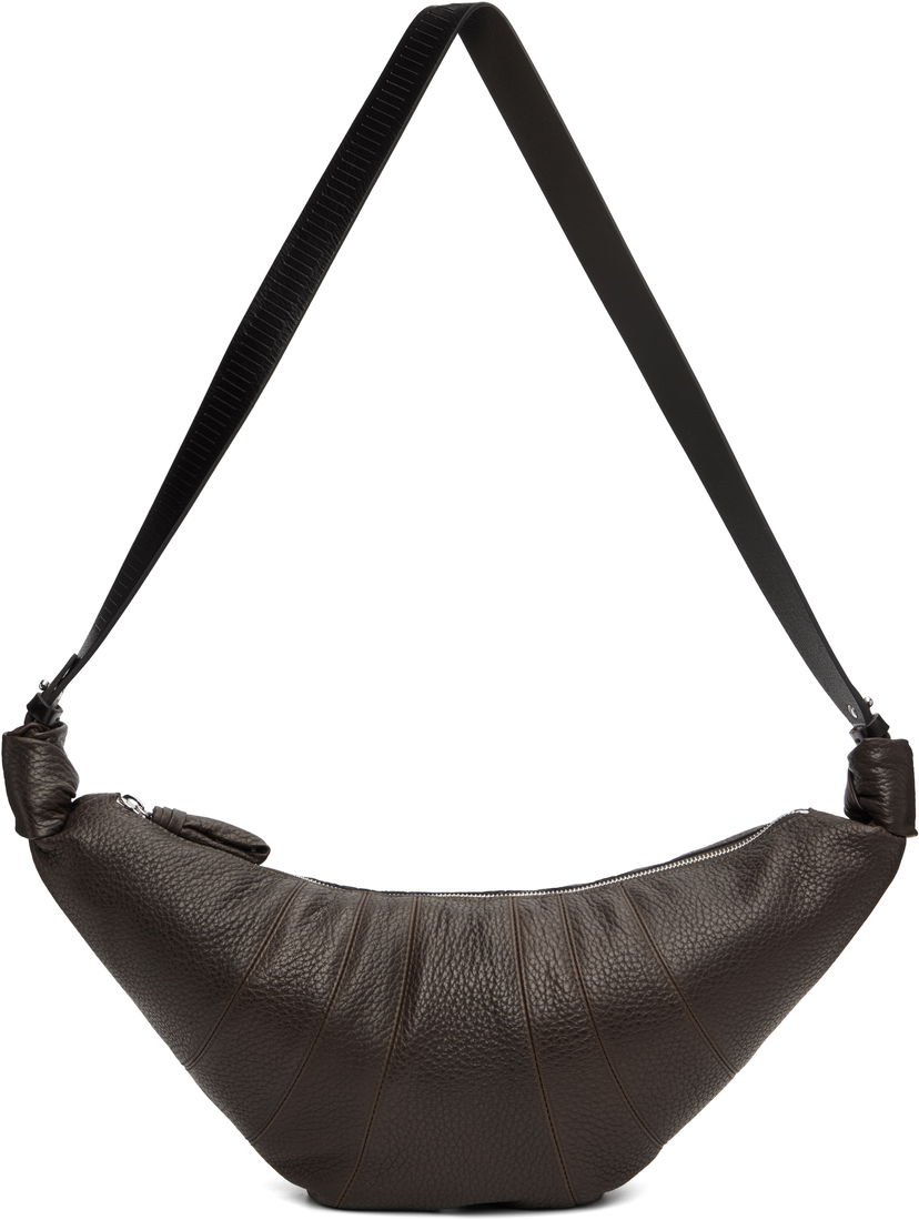 Midjeväska LEMAIRE Lemaire Rail Belt Croissant Bag Brun | BG0171 LL0137