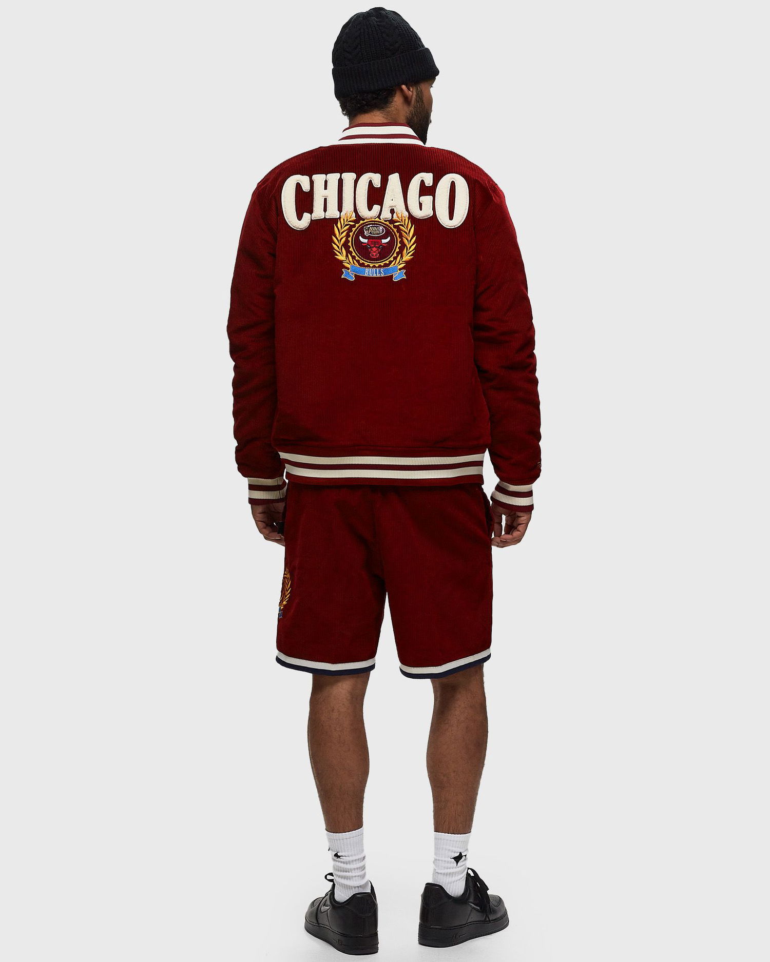 Bomberjacka Mitchell & Ness NBA COLLEGIATE VARSITY JACKET CHICAGO BULLS Bourgogne | OJBF6109-CBUYYPPPDKRD, 1