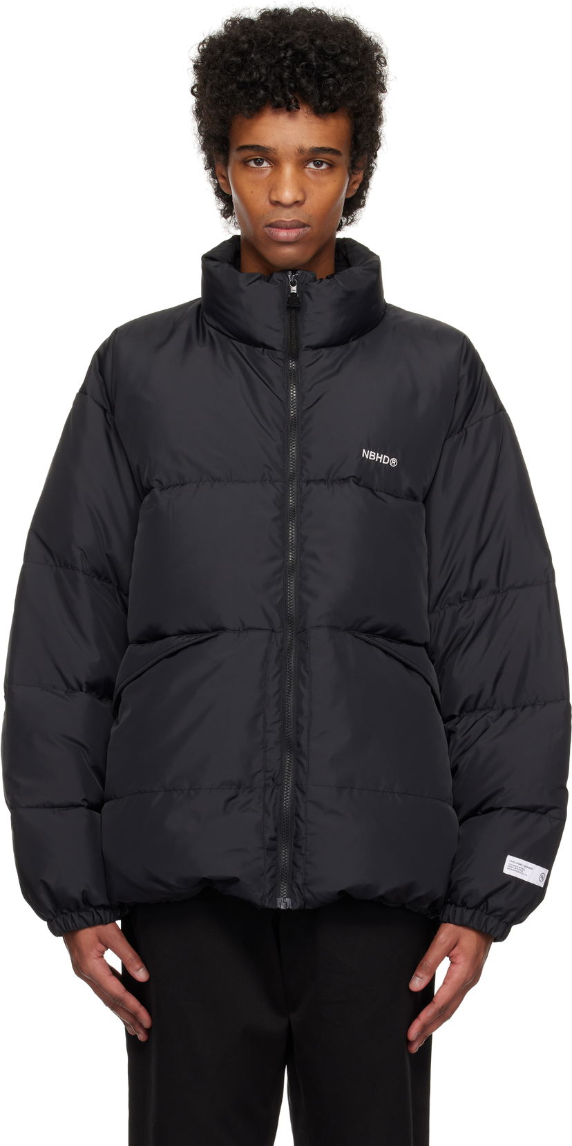 Pufferjacka Neighborhood Classic Down Jacket Svart | 242TSNH-JKM05