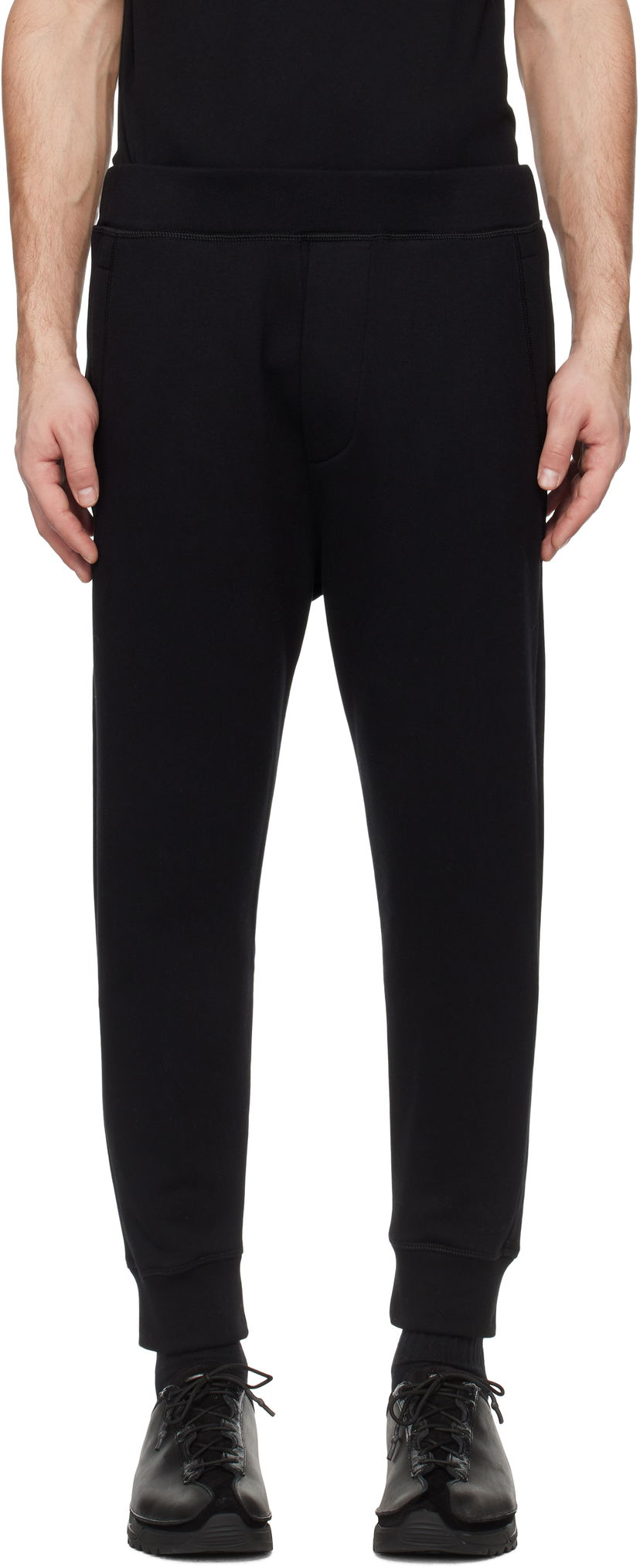 Träningsbyxor DSQUARED2 Dsquared2 Dean Fit Relax Sweatpants Svart | S74KB1001_S25516