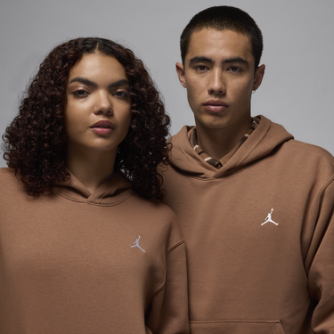 Sweatshirt Jordan Brooklyn Fleece Hoodie Brun | FV7281-223, 4